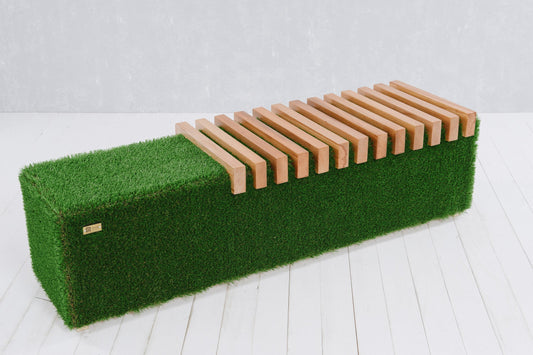 Artificial Grass Benches